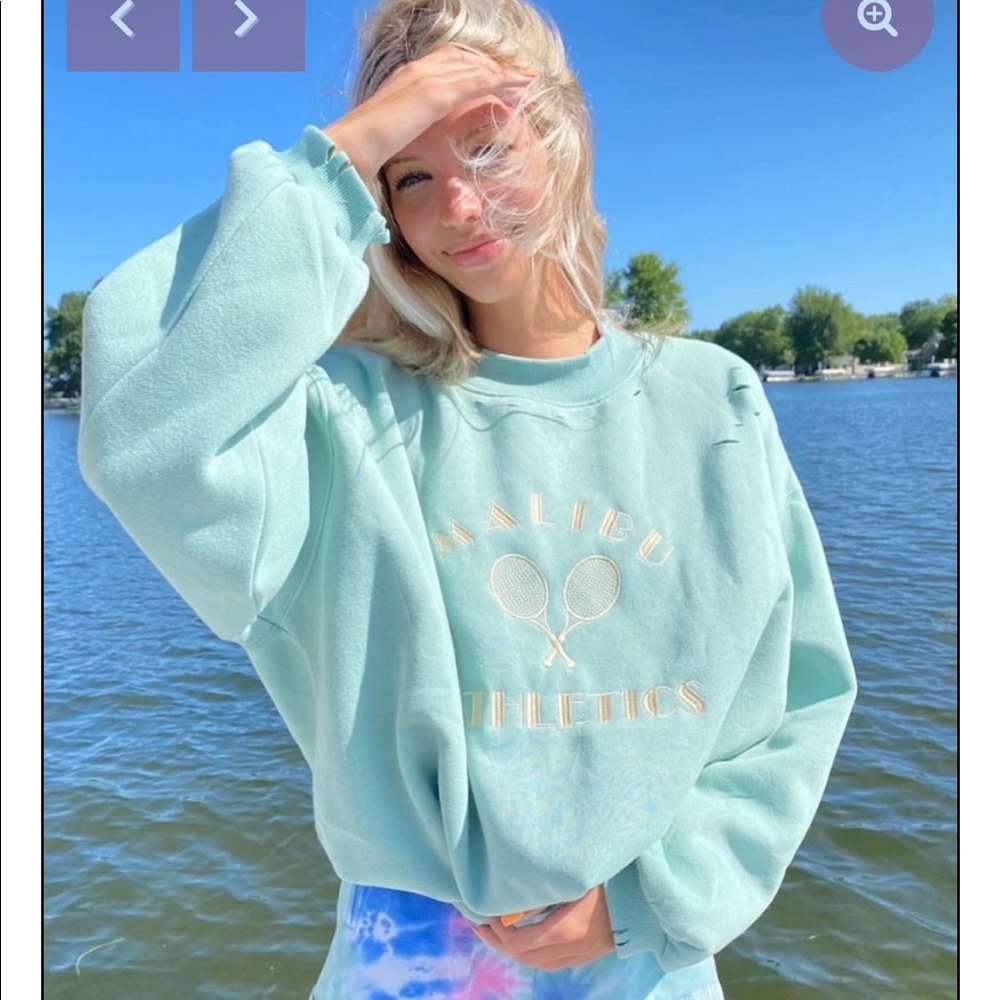 Embroider Malibu Athletics Sweatshirt